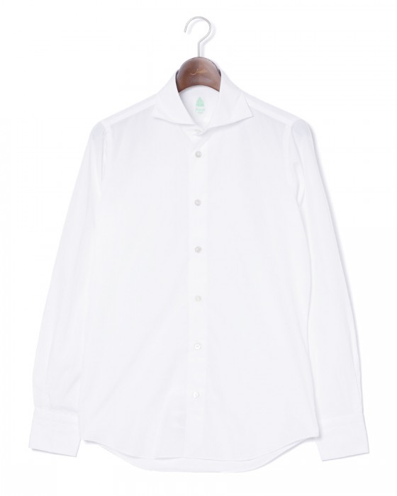 Finamoreコットンブロードカッタウェイシャツ【SIMONE/J/BALI】c0