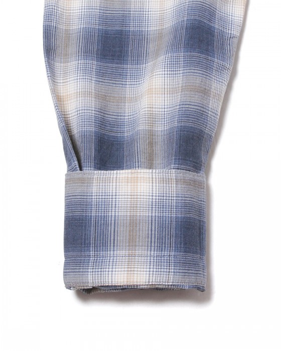 Finamoreオンブレチェックシャツ【SIMONE/BALI】12l