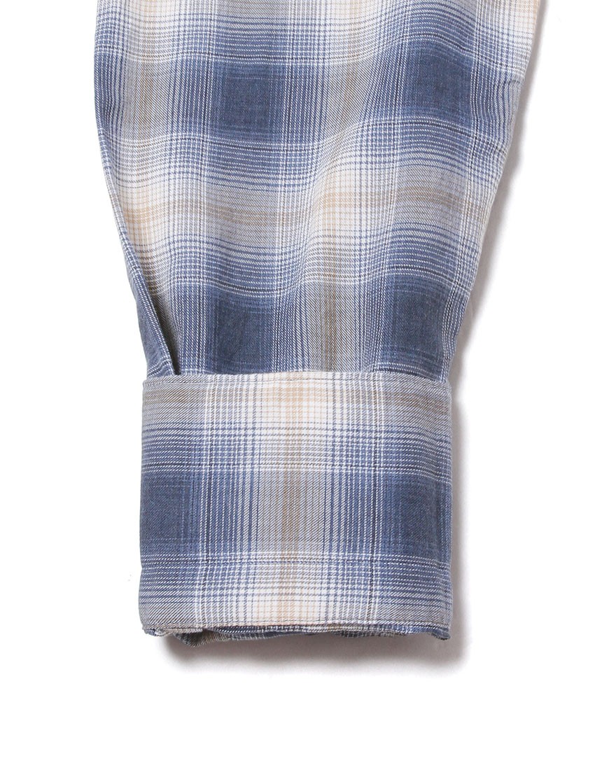Finamoreオンブレチェックシャツ【SIMONE/BALI】12l