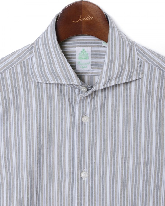 Finamoreストライプシャツ【SIMONE/BALI】02l