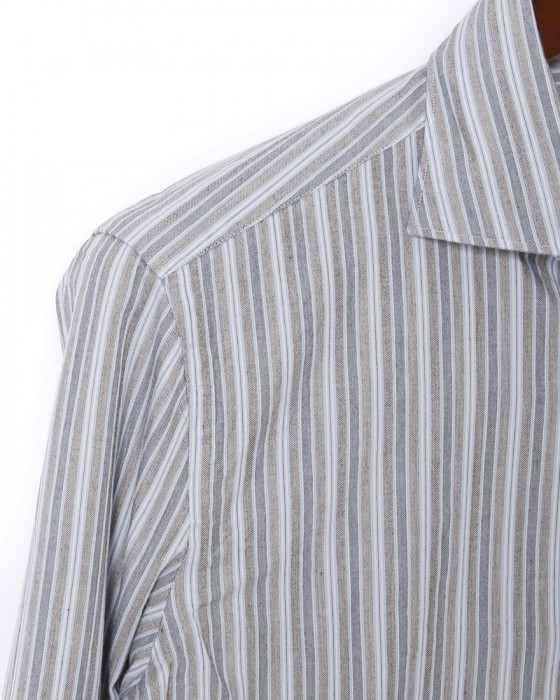 Finamoreストライプシャツ【SIMONE/BALI】04l