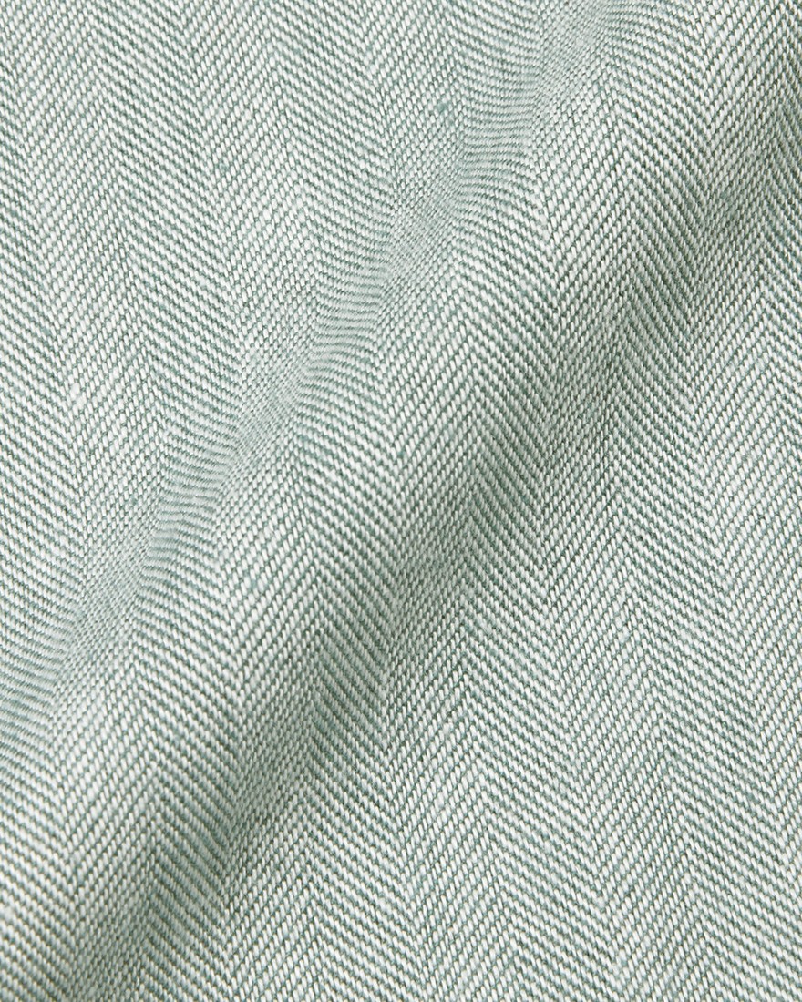 Finamoreウール混 ヘリンボーンシャツ【SIMONE/BALI】14l
