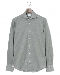 コットンジャージーピケ カッタウェイシャツ【SIMONE/J/DENVER】