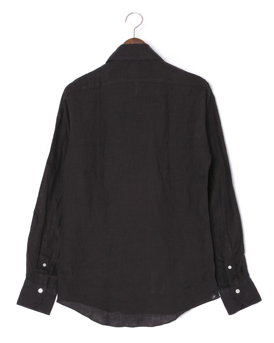 Finamoreソリッド リネン ワンピースカラーシャツ【MANUEL/J/SEUL】21l