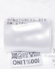 Finamoreソリッド リネン ワンピースカラーシャツ【MANUEL/J/SEUL】mb_16l