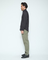 Finamoreソリッド リネン ワンピースカラーシャツ【MANUEL/J/SEUL】mb_23l