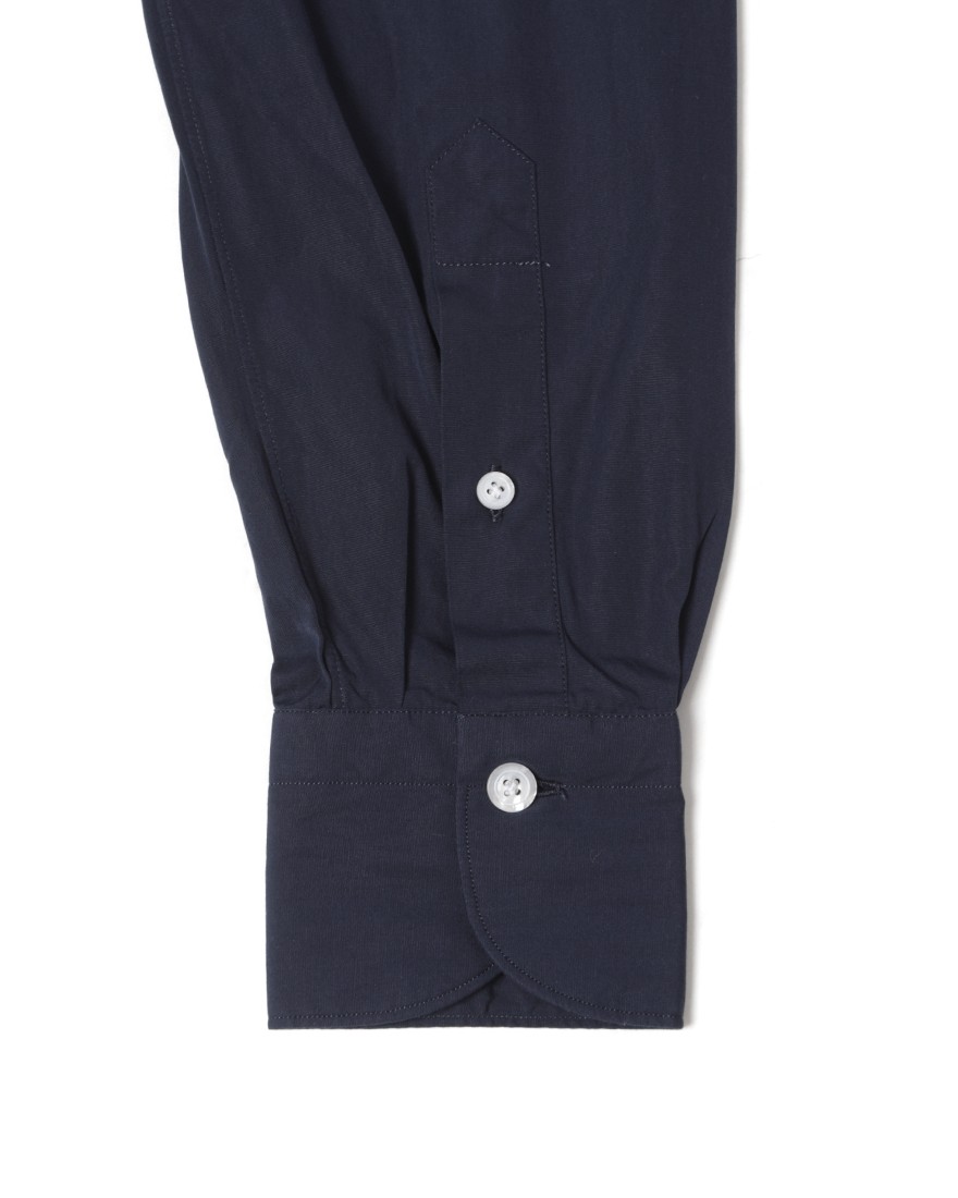 Finamoreコットンポプリン カッタウェイシャツ【SIMONE/J/BALI】11l
