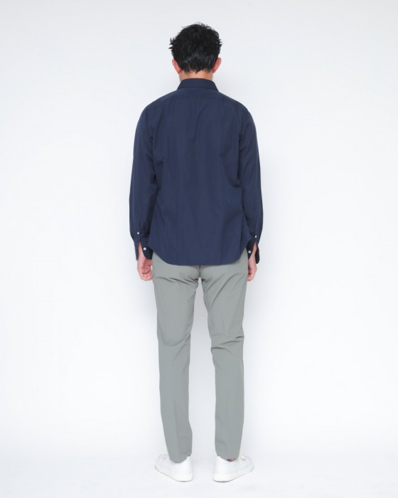 Finamoreコットンポプリン カッタウェイシャツ【SIMONE/J/BALI】23l