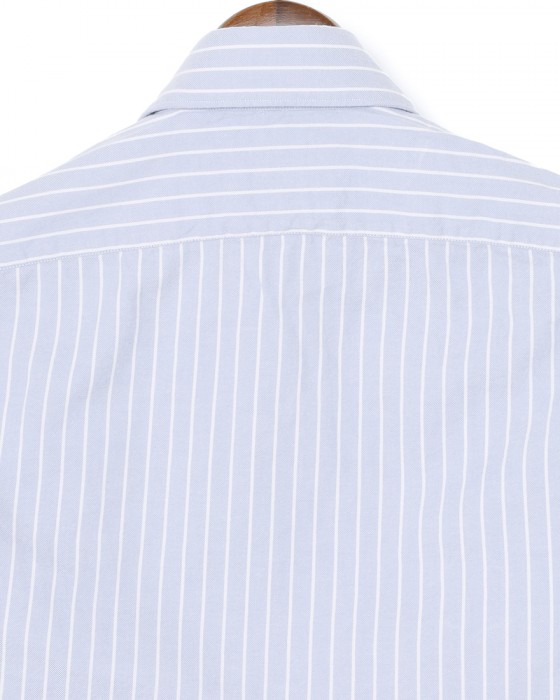 Finamoreアルモ コットンフランネル カッタウェイカラーシャツ【SIMONE/BALI】10l