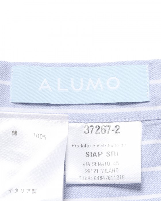 Finamoreアルモ コットンフランネル カッタウェイカラーシャツ【SIMONE/BALI】17l