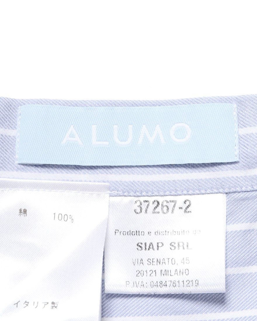 Finamoreアルモ コットンフランネル カッタウェイカラーシャツ【SIMONE/BALI】17l