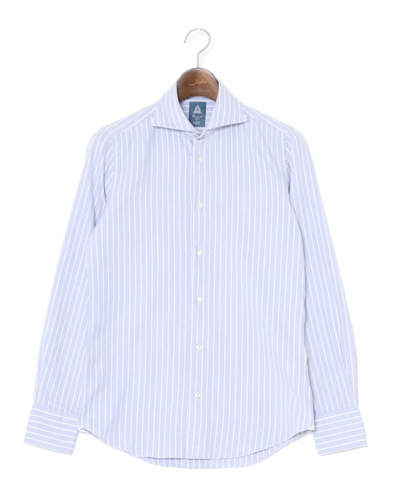 Finamoreアルモ コットンフランネル カッタウェイカラーシャツ【SIMONE/BALI】c0