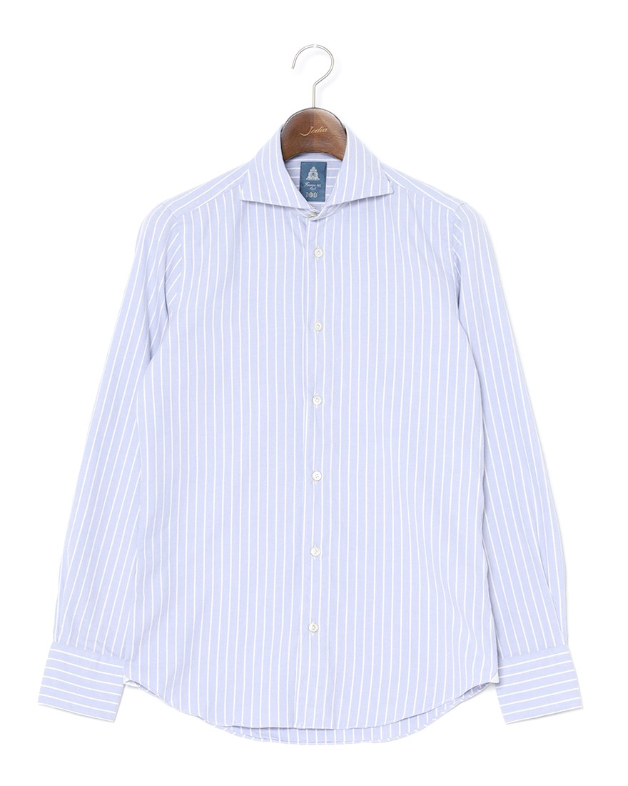 Finamoreアルモ コットンフランネル カッタウェイカラーシャツ【SIMONE/BALI】c0