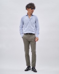 Finamoreアルモ コットンフランネル カッタウェイカラーシャツ【SIMONE/BALI】mb_ma