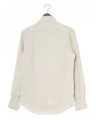 Finamoreソリッド リネン カッタウェイシャツ【SIMONE/J/BALI】mb_29l