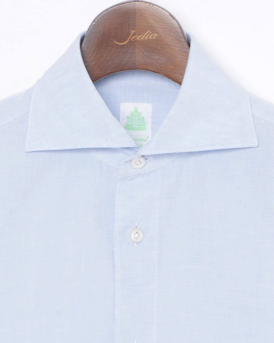 Finamoreコットンリネン カッタウェイシャツ【SIMONE/J/BALI】02l