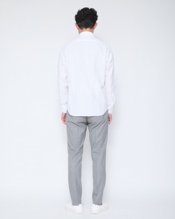 Finamoreコットンリネン カッタウェイシャツ【SIMONE/J/BALI】23l