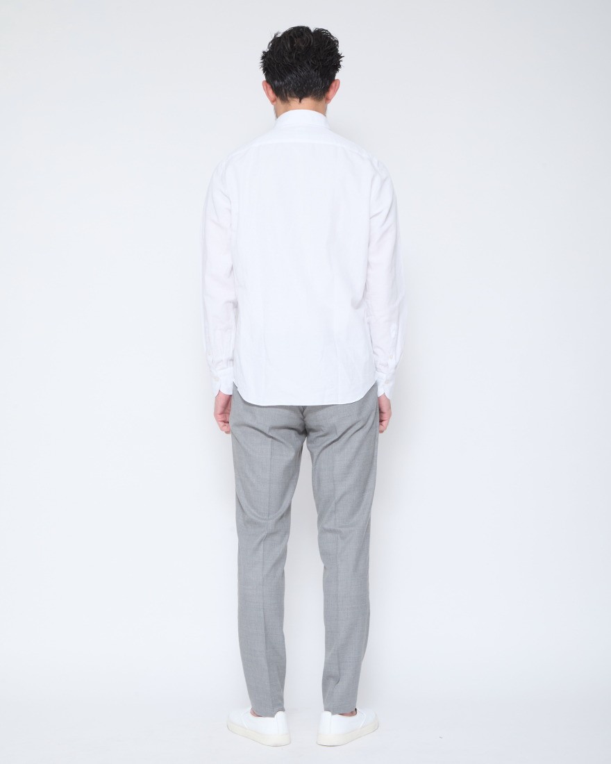 Finamoreコットンリネン カッタウェイシャツ【SIMONE/J/BALI】23l