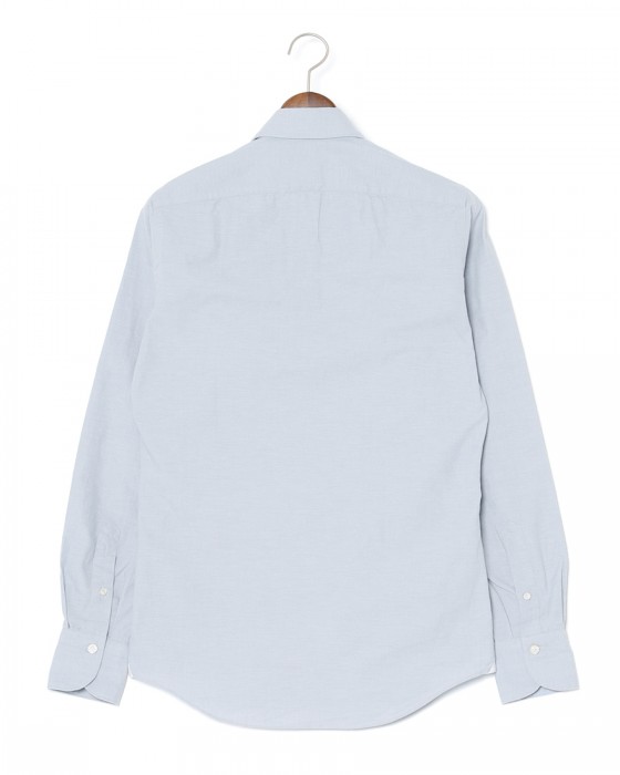 Finamoreコットンシャンブレー セミワイドカラーシャツ【BALI/VITTORIO】04l