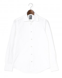 コットンシャンブレー セミワイドカラーシャツ【VITTORIO/BALI】