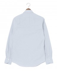 Finamoreコットンシャンブレー セミワイドカラーシャツ【BALI/VITTORIO】mb_04l