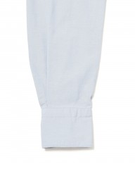 Finamoreコットンシャンブレー セミワイドカラーシャツ【BALI/VITTORIO】mb_13l