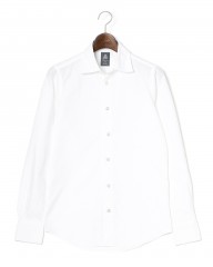 Finamoreコットンシャンブレー セミワイドカラーシャツ【VITTORIO/BALI】mb_c0