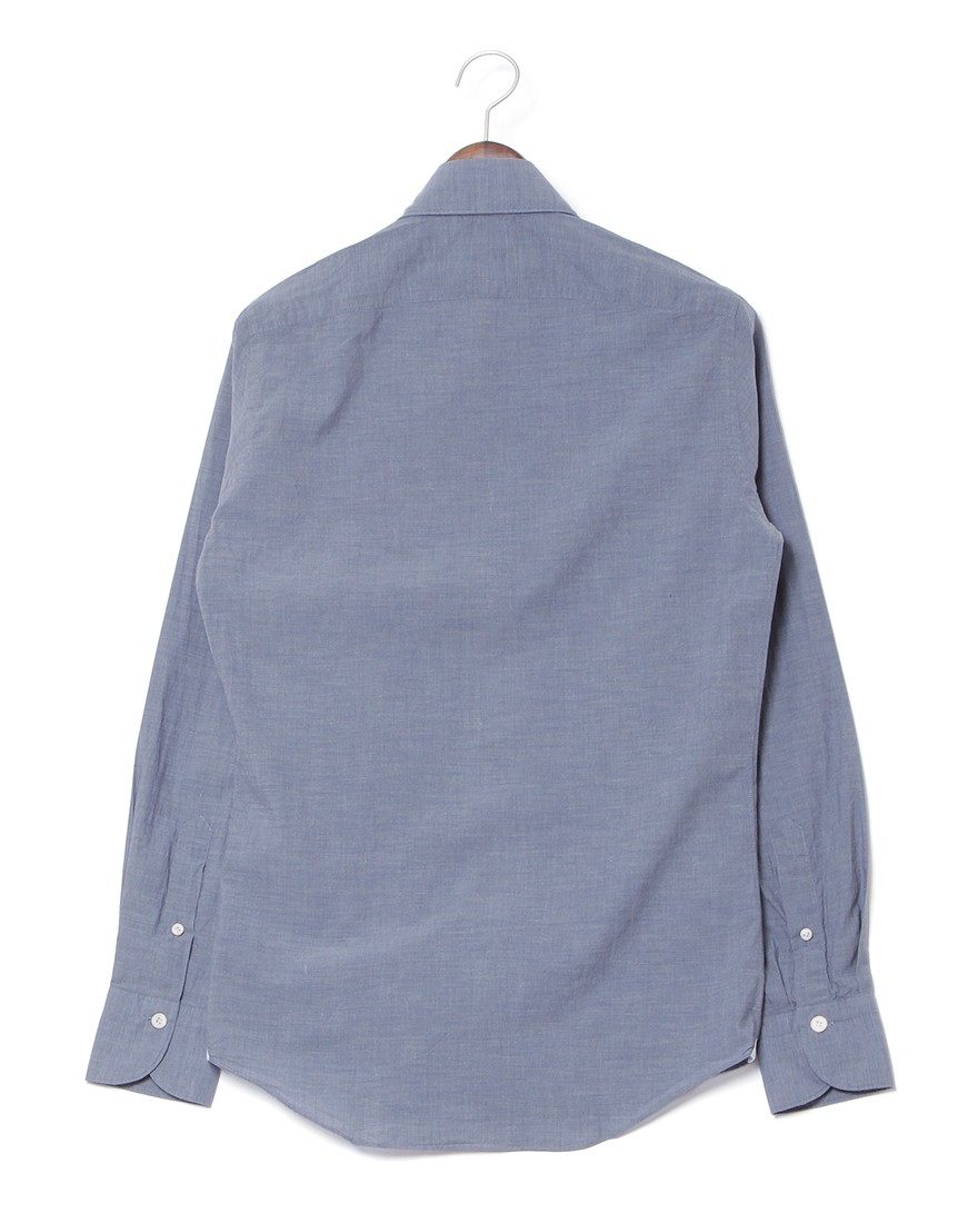 Finamoreスーパーライトコットン カッタウェイシャツ【SIMONE/J/BALI】01l