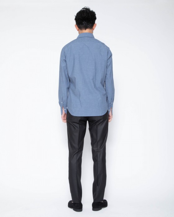 Finamoreスーパーライトコットン カッタウェイシャツ【SIMONE/J/BALI】21l