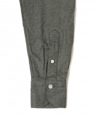 Finamoreコットンリヨセル ヘリンボーン カッタウェイカラーシャツ【SIMONE/BALI】mb_15l