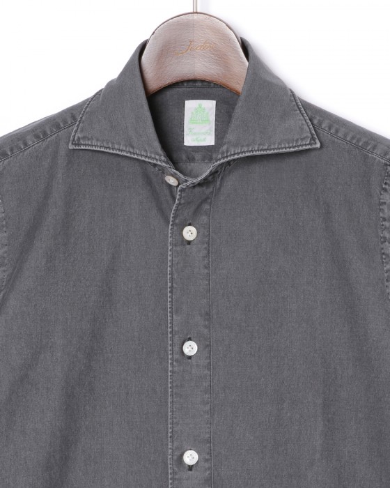 Finamoreコットン カッタウェイシャツ【SIMONE/J/BALI】02l