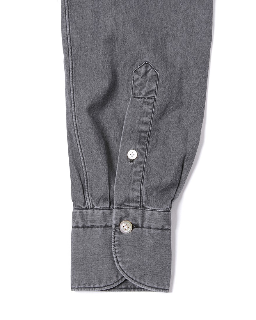 Finamoreコットン カッタウェイシャツ【SIMONE/J/BALI】11l