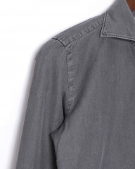 Finamoreコットン カッタウェイシャツ【SIMONE/J/BALI】mb_04l