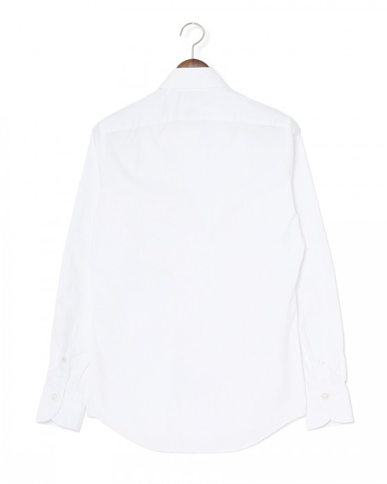 Finamoreコットンピンオックス カッタウェイカラーシャツ【SIMONE/BALI】04l
