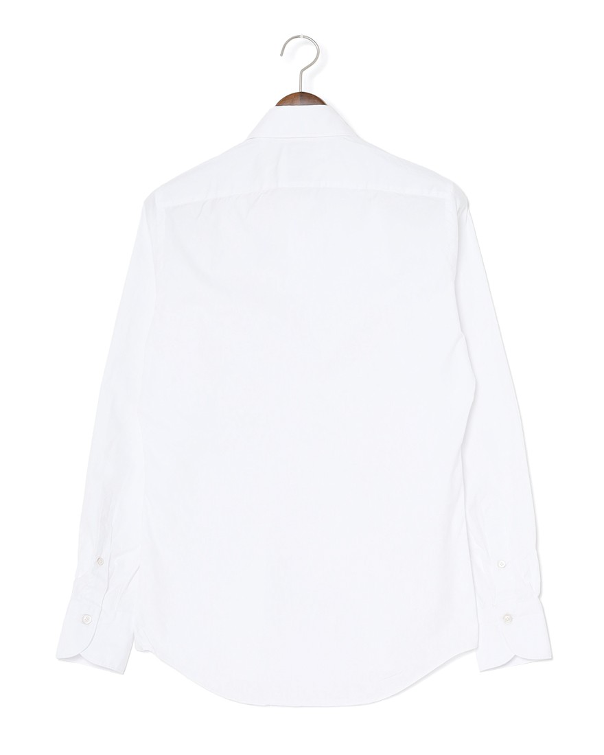 Finamoreコットンピンオックス カッタウェイカラーシャツ【SIMONE/BALI】04l