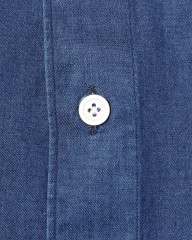 Finamoreコットンデニム カッタウェイカラーシャツ【SIMONE/BALI】mb_07l