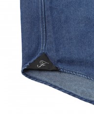 Finamoreコットンデニム カッタウェイカラーシャツ【SIMONE/BALI】mb_12l