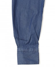 Finamoreコットンデニム カッタウェイカラーシャツ【SIMONE/BALI】mb_13l
