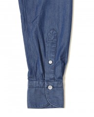 Finamoreコットンデニム カッタウェイカラーシャツ【SIMONE/BALI】mb_14l