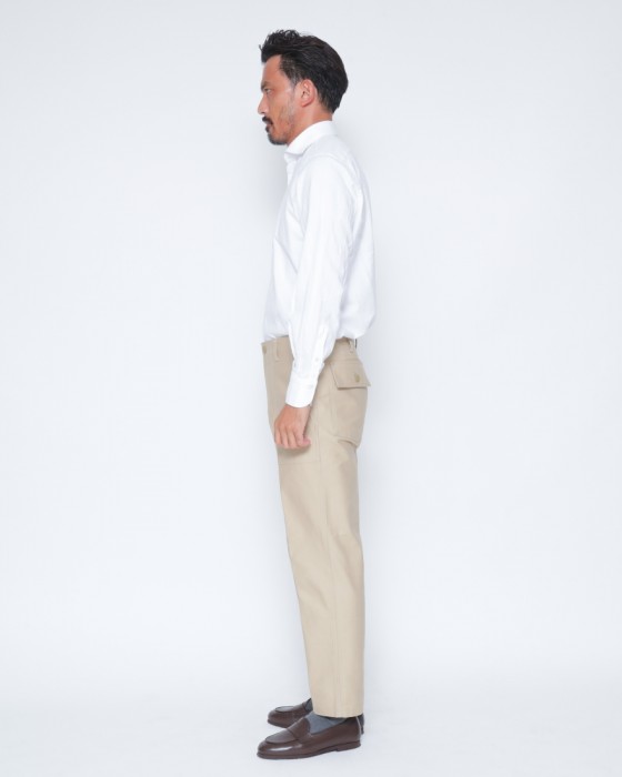 Finamoreコットンライトフランネル カッタウェイカラーシャツ【SIMONE/BALI】02l