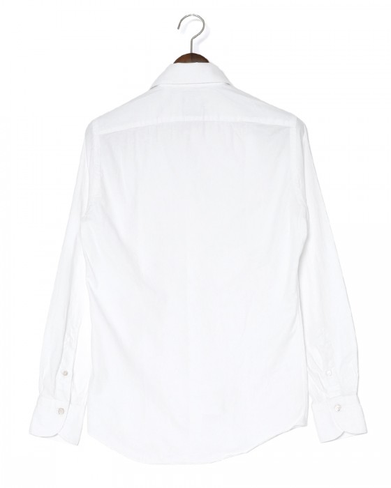 Finamoreコットンライトフランネル カッタウェイカラーシャツ【SIMONE/BALI】04l