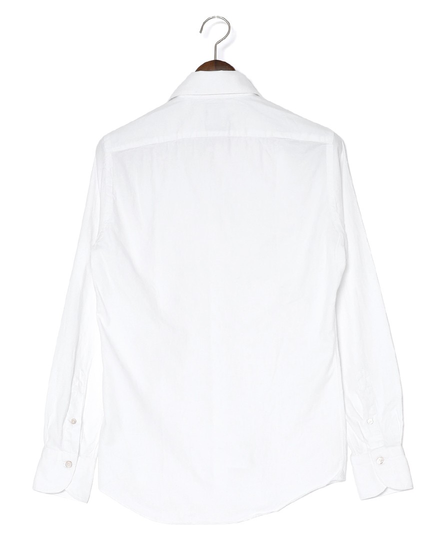 Finamoreコットンライトフランネル カッタウェイカラーシャツ【SIMONE/BALI】04l