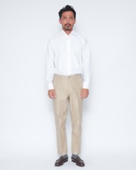 Finamoreコットンライトフランネル カッタウェイカラーシャツ【SIMONE/BALI】mb_01l