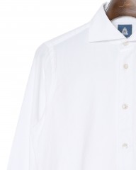 Finamoreコットンライトフランネル カッタウェイカラーシャツ【SIMONE/BALI】mb_07l