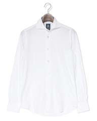 Finamoreコットンライトフランネル カッタウェイカラーシャツ【SIMONE/BALI】mb_c0