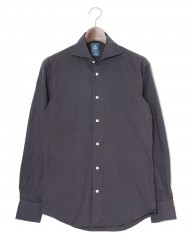 Finamoreコットンライトフランネル カッタウェイカラーシャツ【SIMONE/BALI】mb_c1