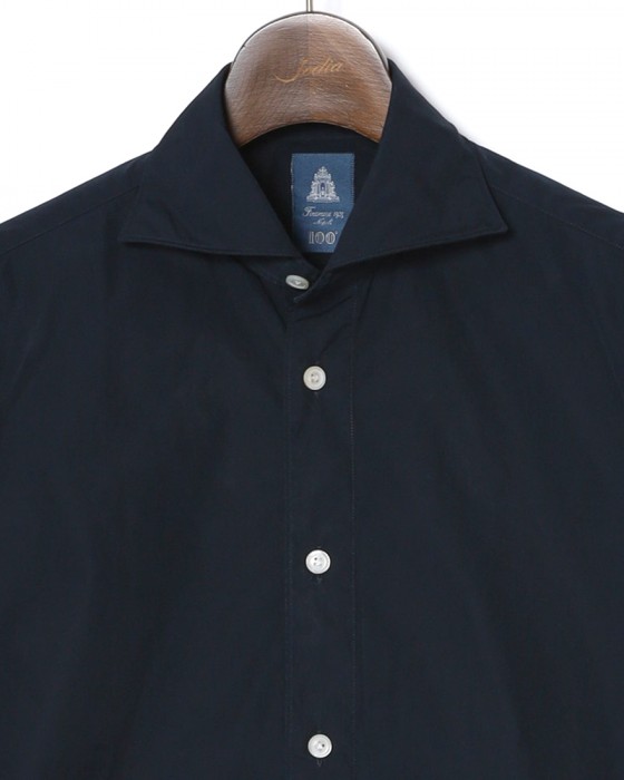 Finamoreアルモ コットンブロード カッタウェイカラーシャツ【SIMONE/BALI】05l