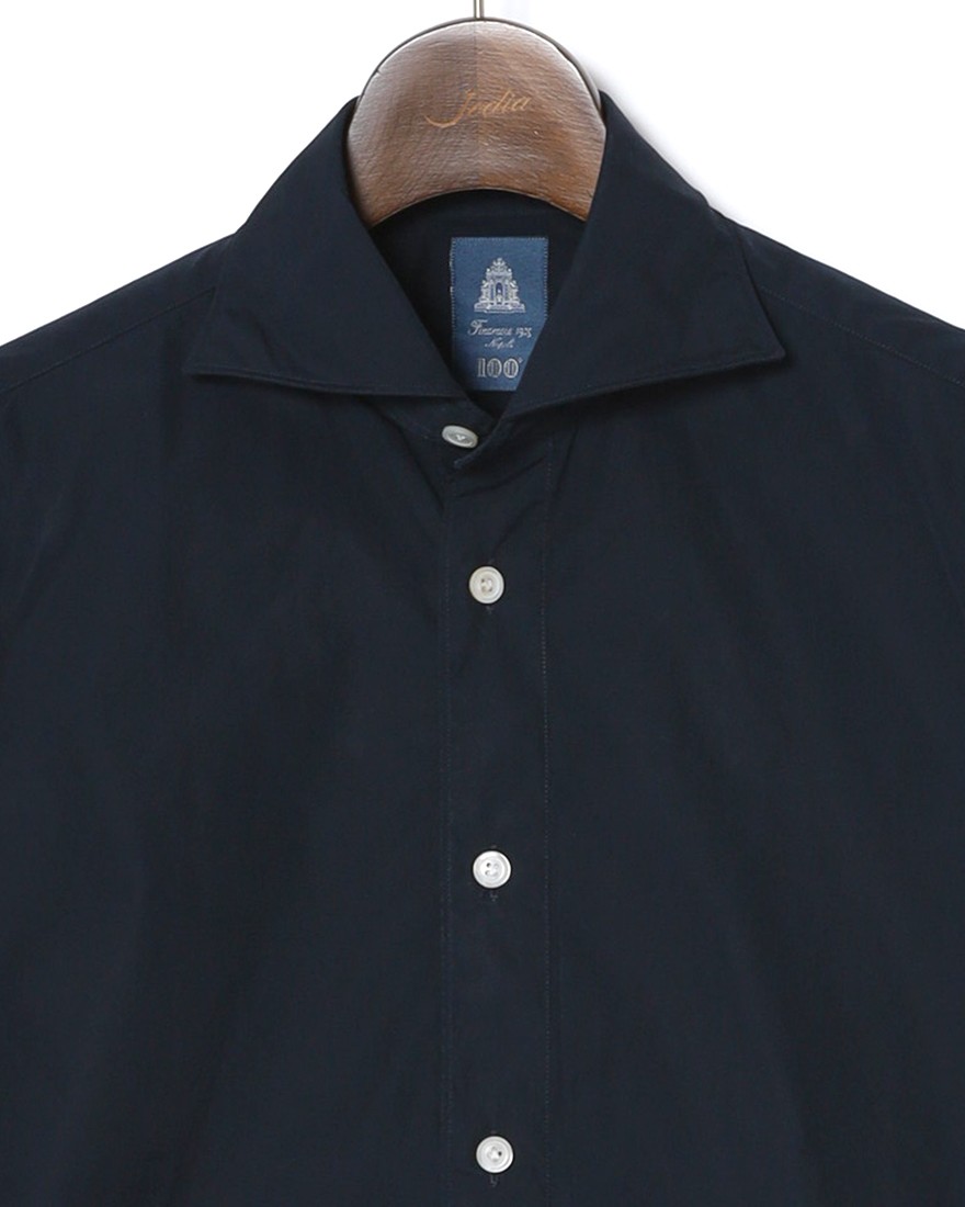 Finamoreアルモ コットンブロード カッタウェイカラーシャツ【SIMONE/BALI】05l