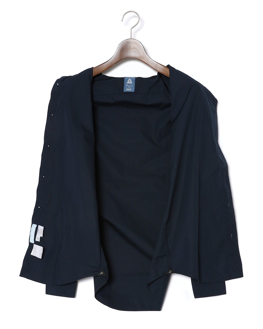 Finamoreアルモ コットンブロード カッタウェイカラーシャツ【SIMONE/BALI】11l