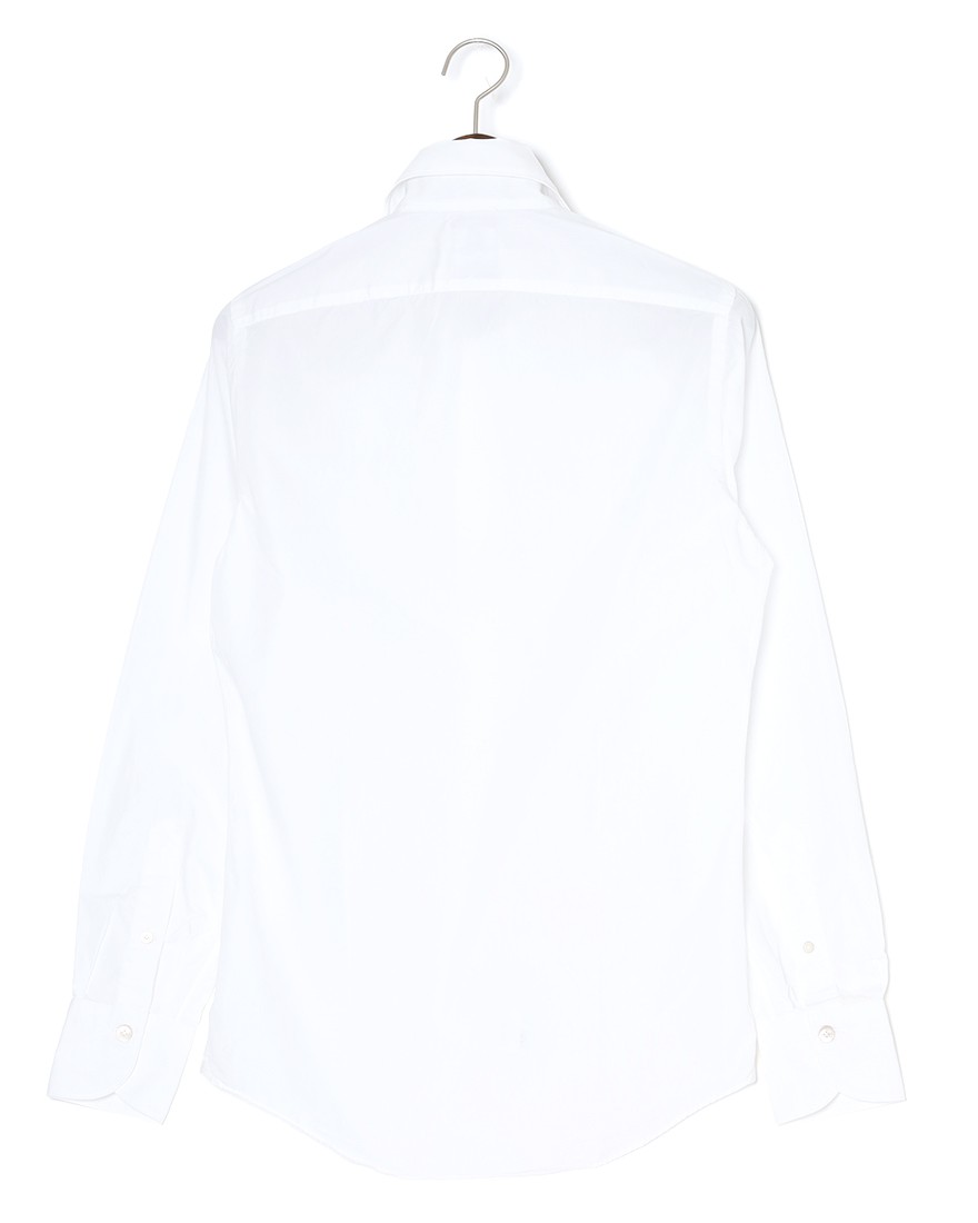 Finamoreアルモ コットンブロード カッタウェイカラーシャツ【SIMONE/BALI】20l